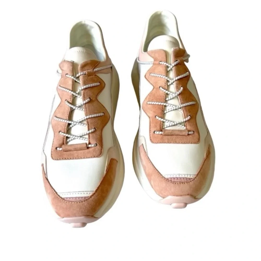 Stuart Weitzman Women’s SZ 8.5 SW 1 Sneaker Cream/Poudre